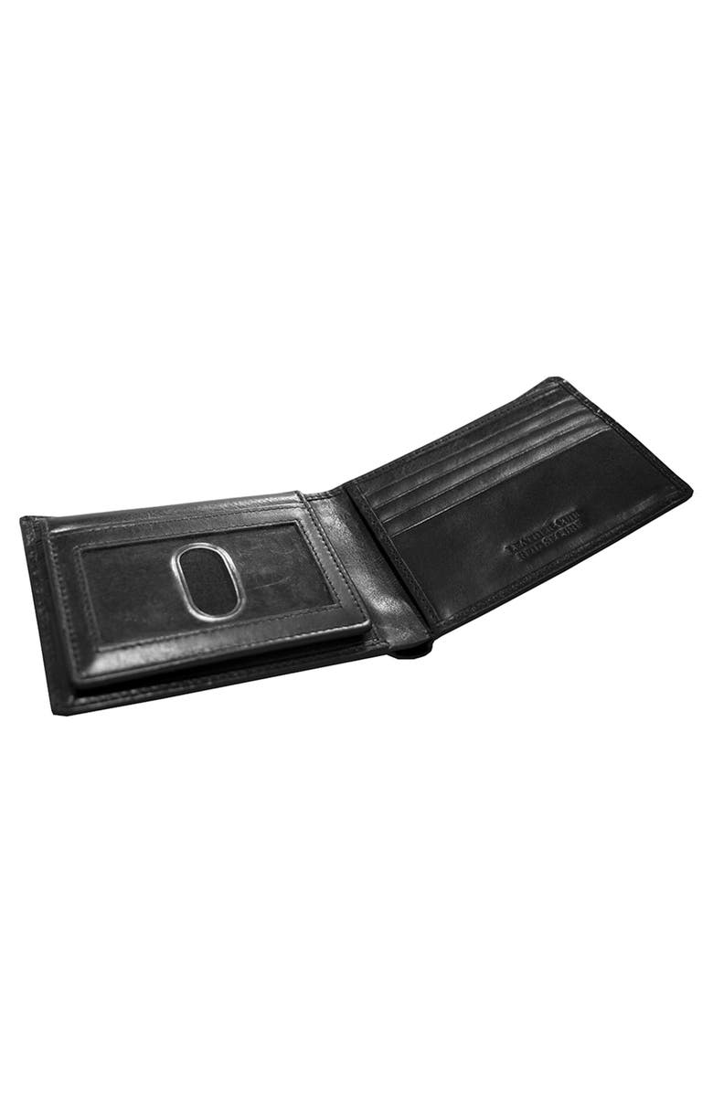 Mancini Boulder Left Wing RFID Billfold Wallet, Alternate, color, Black