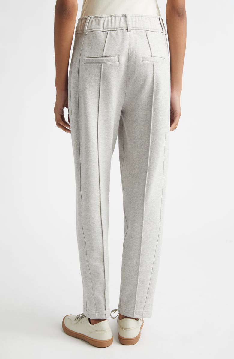 Derek Lam 10 Crosby Heloise Slim Pleated Cotton Sweatpants, Alternate, color,