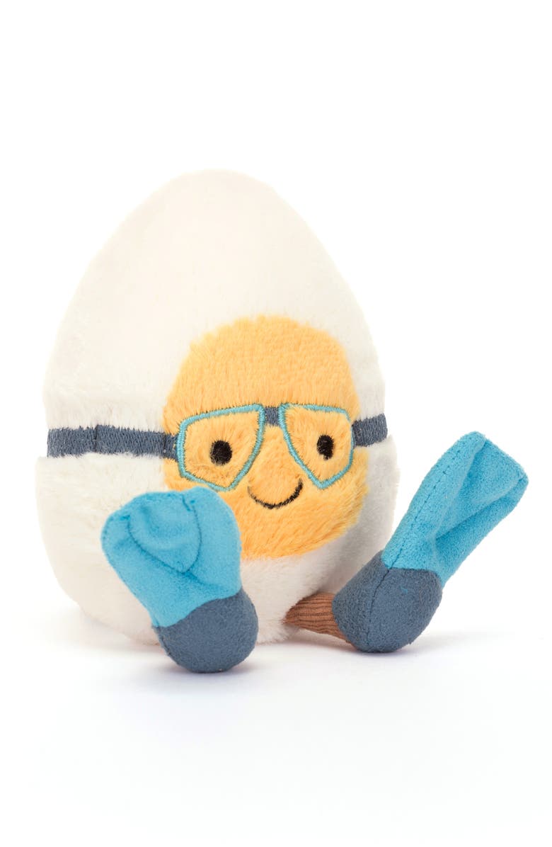 Jellycat Amusable Scuba Boiled Egg Plush Toy, Main, color,