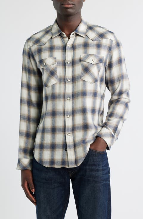 Roy Relaxed Fit Snap-Up Shirt