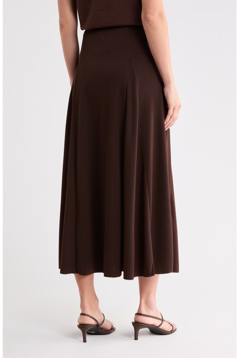 Woven A-Line Skirt, Alternate, color, CHOCOLATE