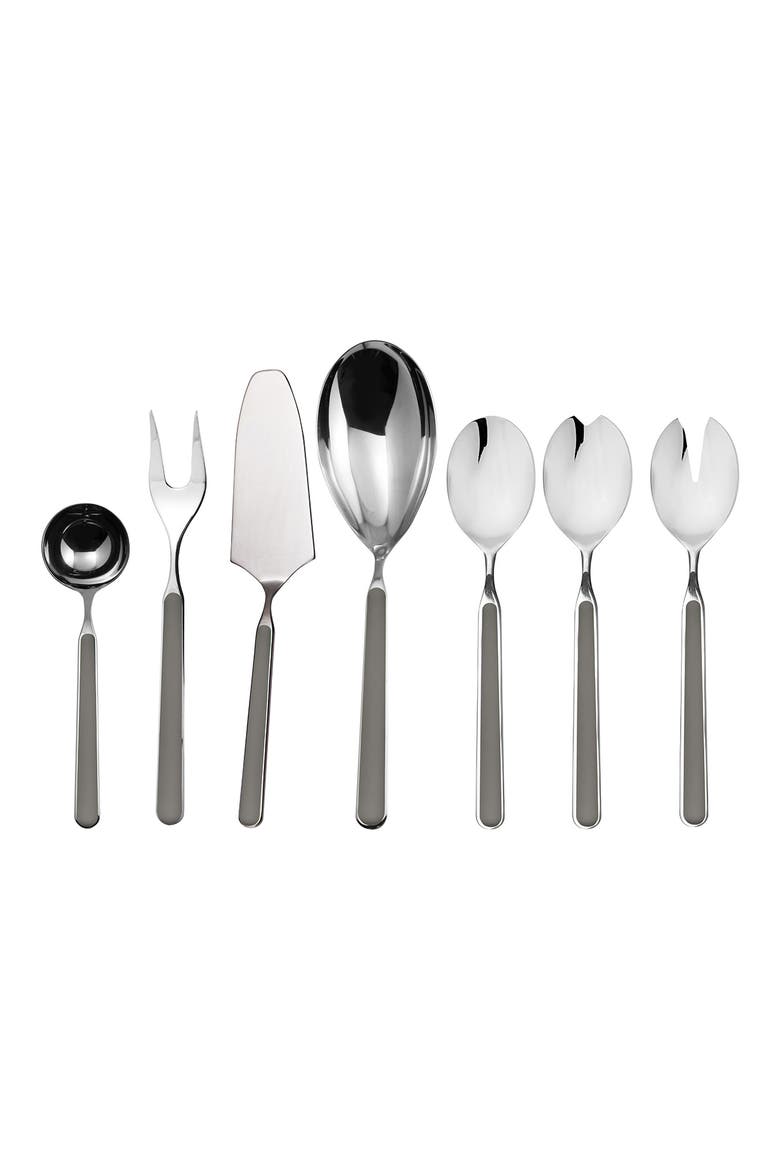 Fantasia 7-Piece Place Serving Set, Main, color, VICUNA