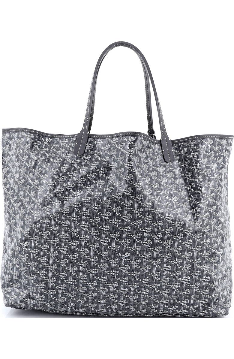 Pre-Owned Goyard Saint Louis Tote Coated Canvas GM, Alternate, color, Gray