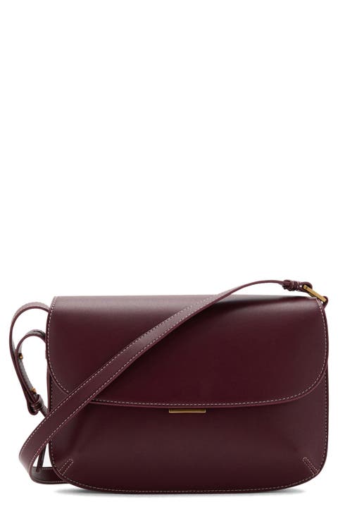 Faux Leather Crossbody Bag