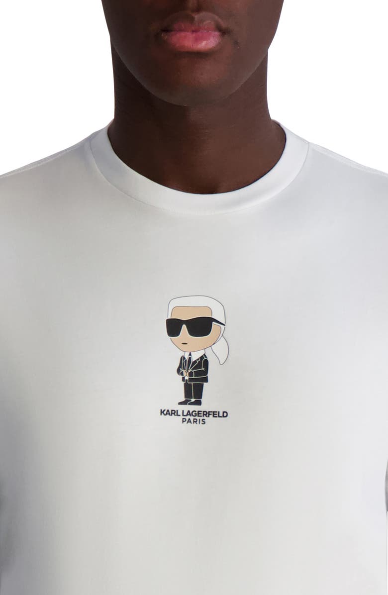 KARL LAGERFELD PARIS Small Karl Graphic T-Shirt, Alternate, color,