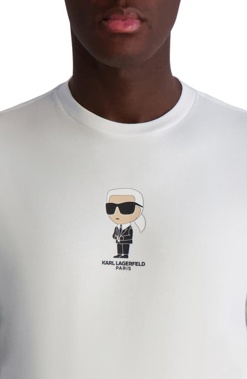 Karl Lagerfeld Paris Small Karl Graphic T-shirt In White