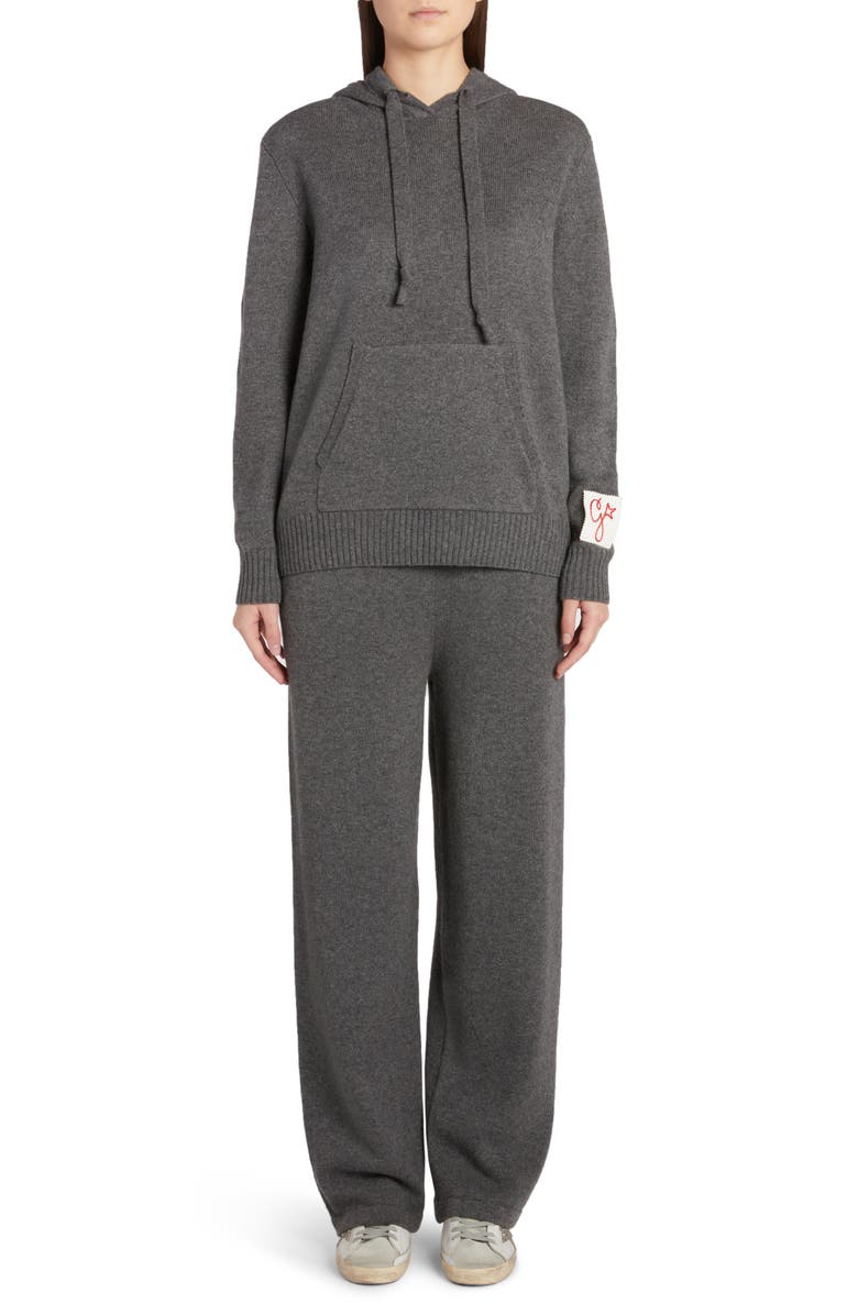 Golden Goose Cashmere & Wool Pants, Alternate, color, Grey Melange