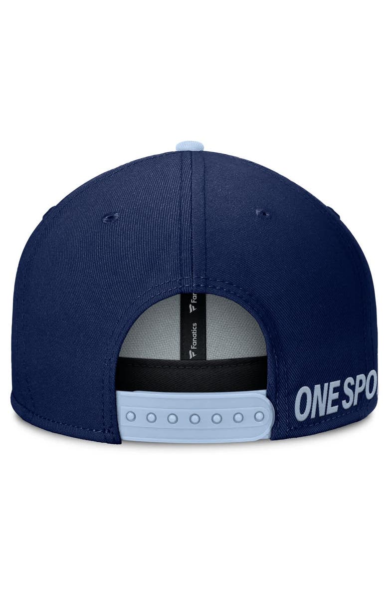 FANATICS Men's Fanatics Navy Sporting Kansas City Sitter Snapback Hat, Alternate, color, Navy
