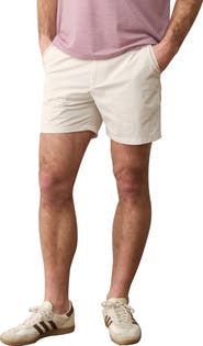 Marine Layer High Five 5-Inch Flat Front Chino Shorts