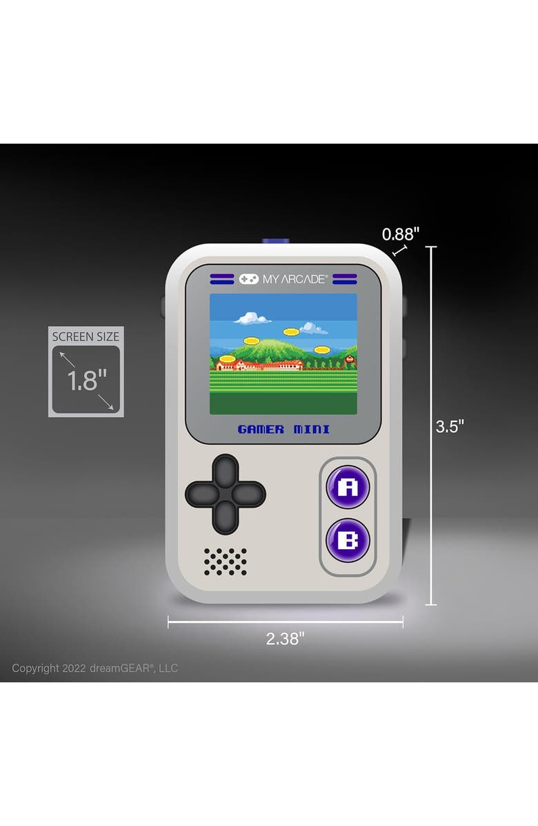 My Arcade Dgun-3924 Gamer Mini Classic - Purple, Alternate, color, Multicolor