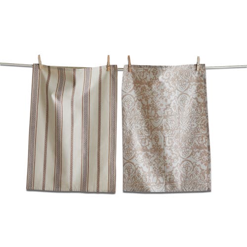 Tag Starflower Dishtowel Set Of 2 In Neutral