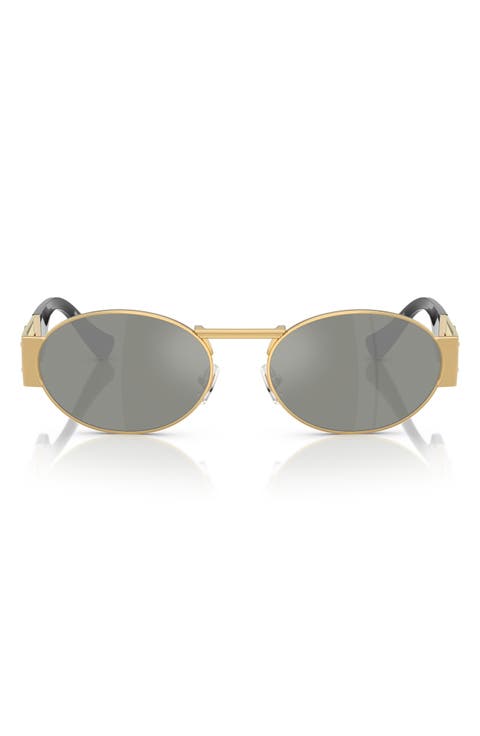 56mm Oval Sunglasses
