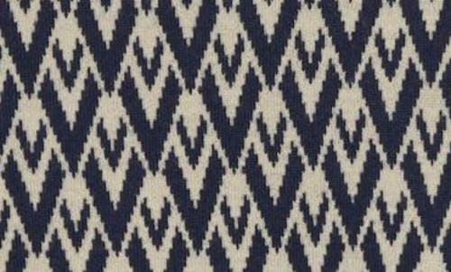 Valentino Garavani Toute La V Jacquard Virgin Wool Sweater In Navy/cream