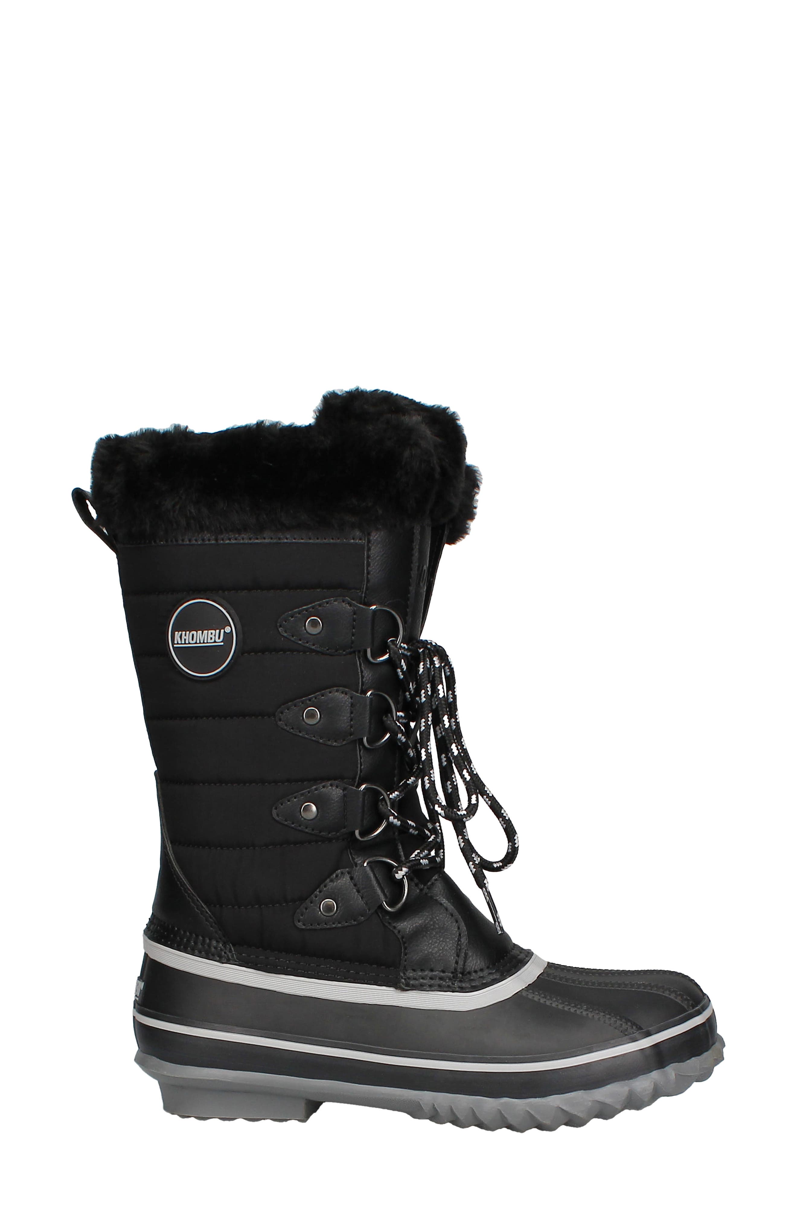 Khombu Denise Faux Fur Lined Boot, Alternate, color, 