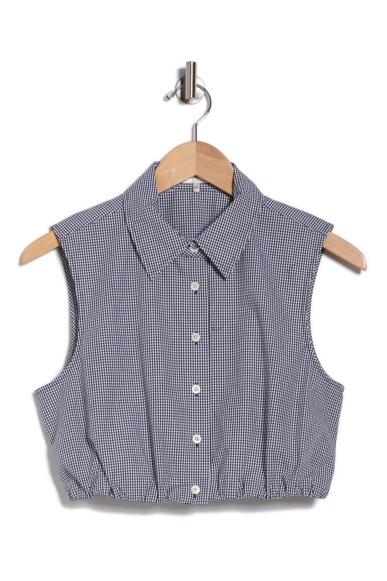 The Check Top, Alternate, color, NAVY MULTI