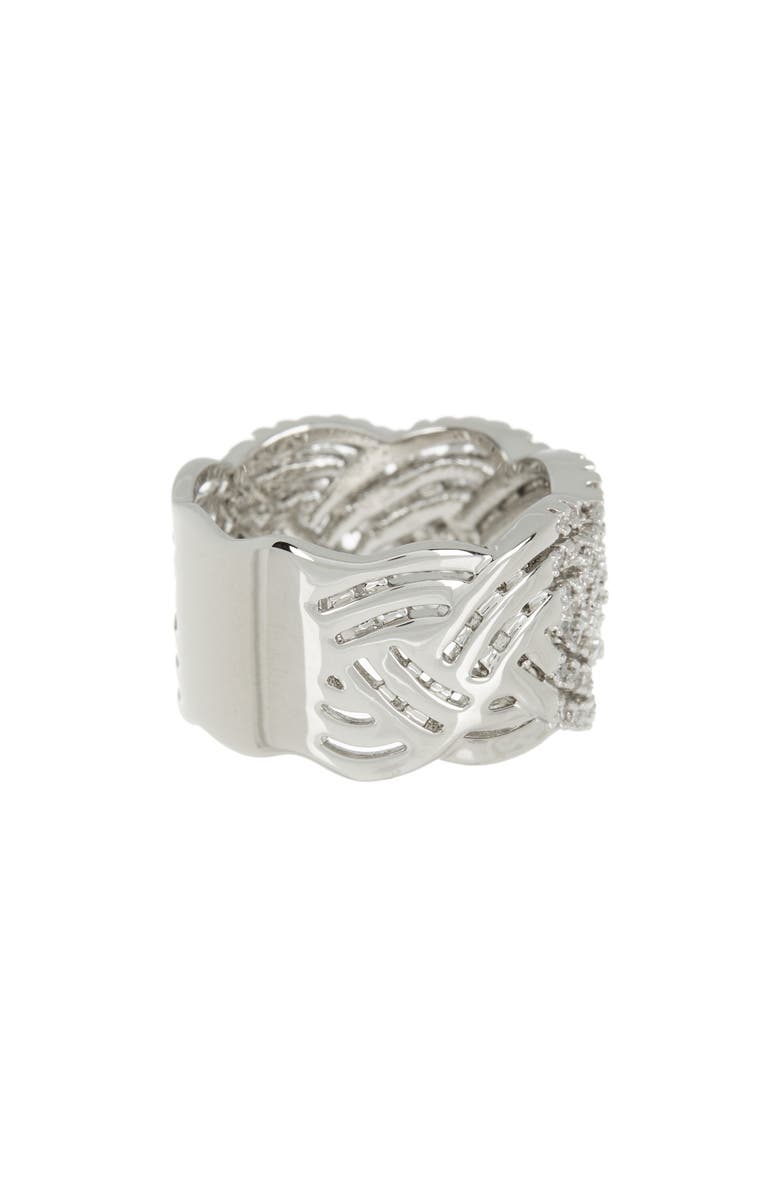 Covet CZ Pavé Rope Band Ring, Alternate, color, 
