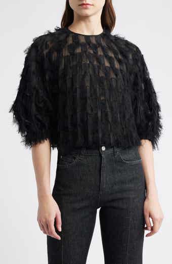 Baima Fray Texture Top
