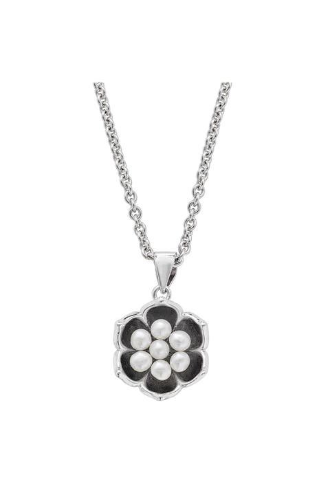 Royal Pearl Flower Pendant