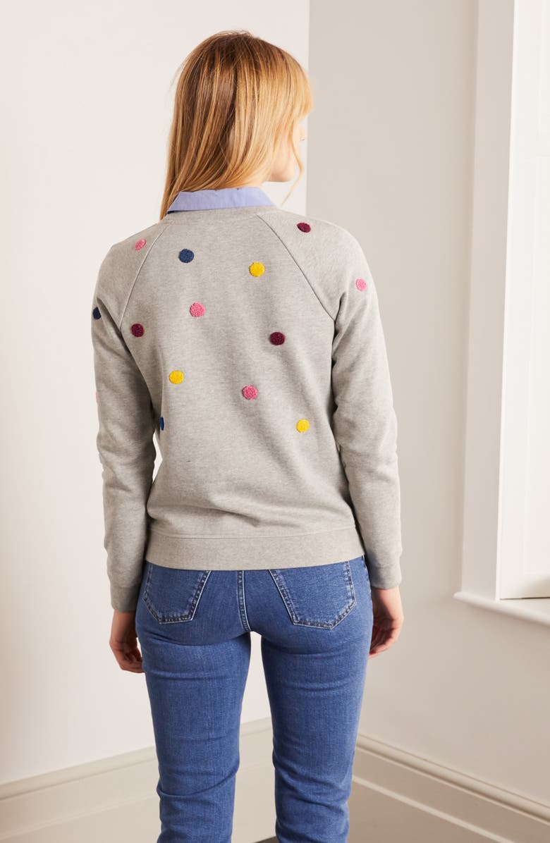 Boden Stretch Cotton Sweatshirt, Alternate, color, 