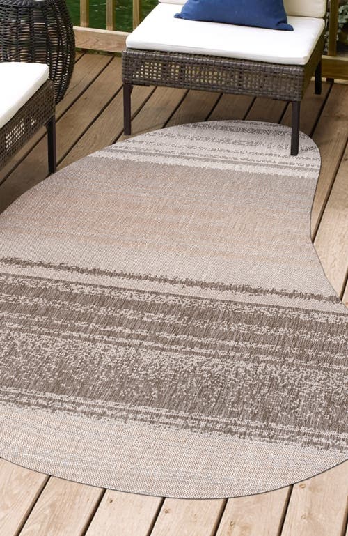 Jonathan Y Evan Modern Rustic Organic Curve Indoor/outdoor Shaped Area Rug