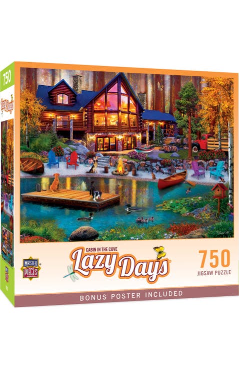 Cabin in the Cove 750 Piece Puzzle