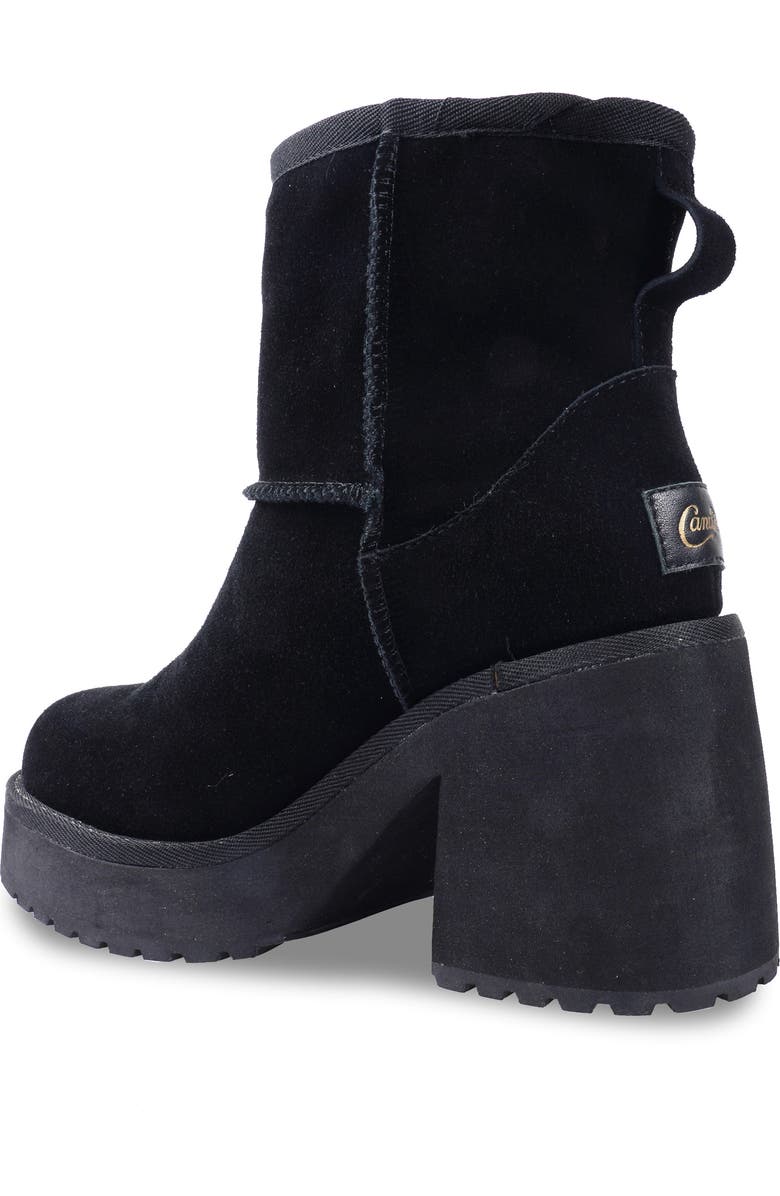 Candie's Luccia Platform Bootie, Alternate, color, Black Suede