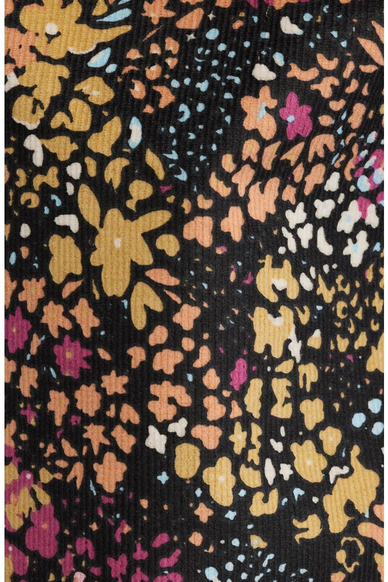 Free Spirit Print Corduroy Button-Up Shirt, Alternate, color, SAND DOLLAR
