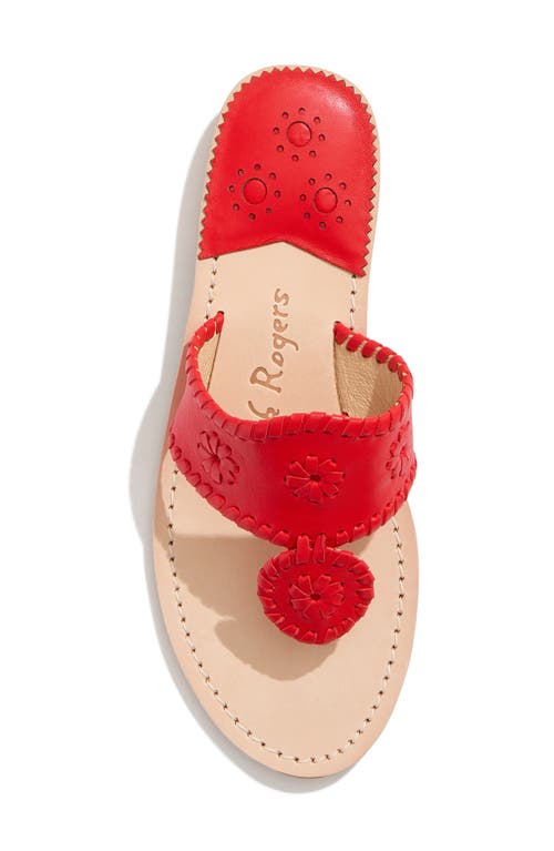 Jack Rogers Jacks Flat Sandal In Red