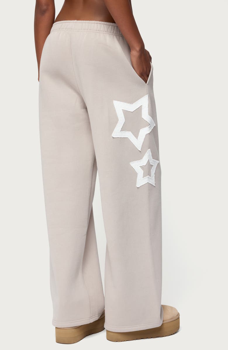 EDIKTED Starly Straight Leg Sweatpants, Alternate, color, Gray