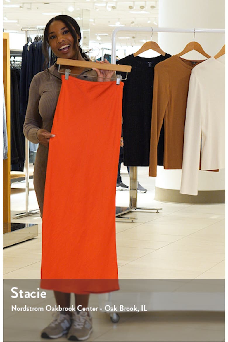Satin Maxi Skirt video