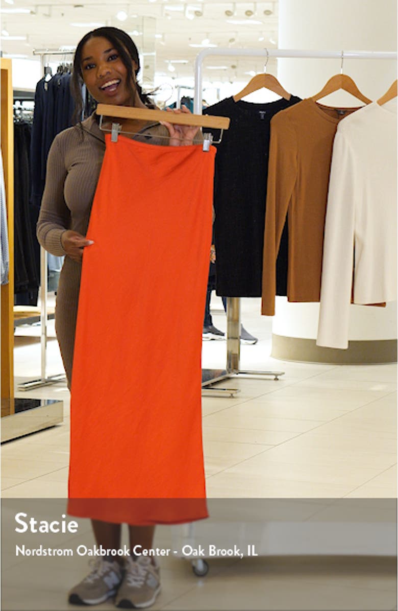 Satin Maxi Skirt, sales video thumbnail