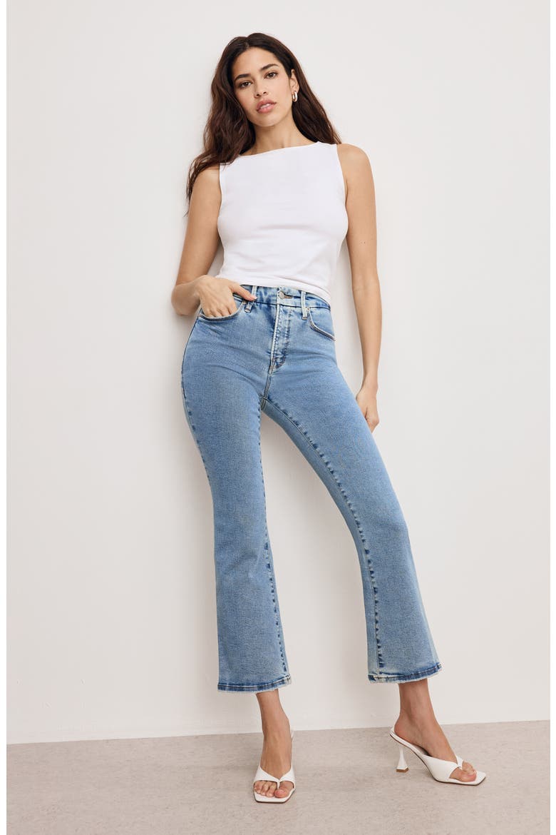 Good Legs Crop Bootcut Jeans, Alternate, color, BLUE