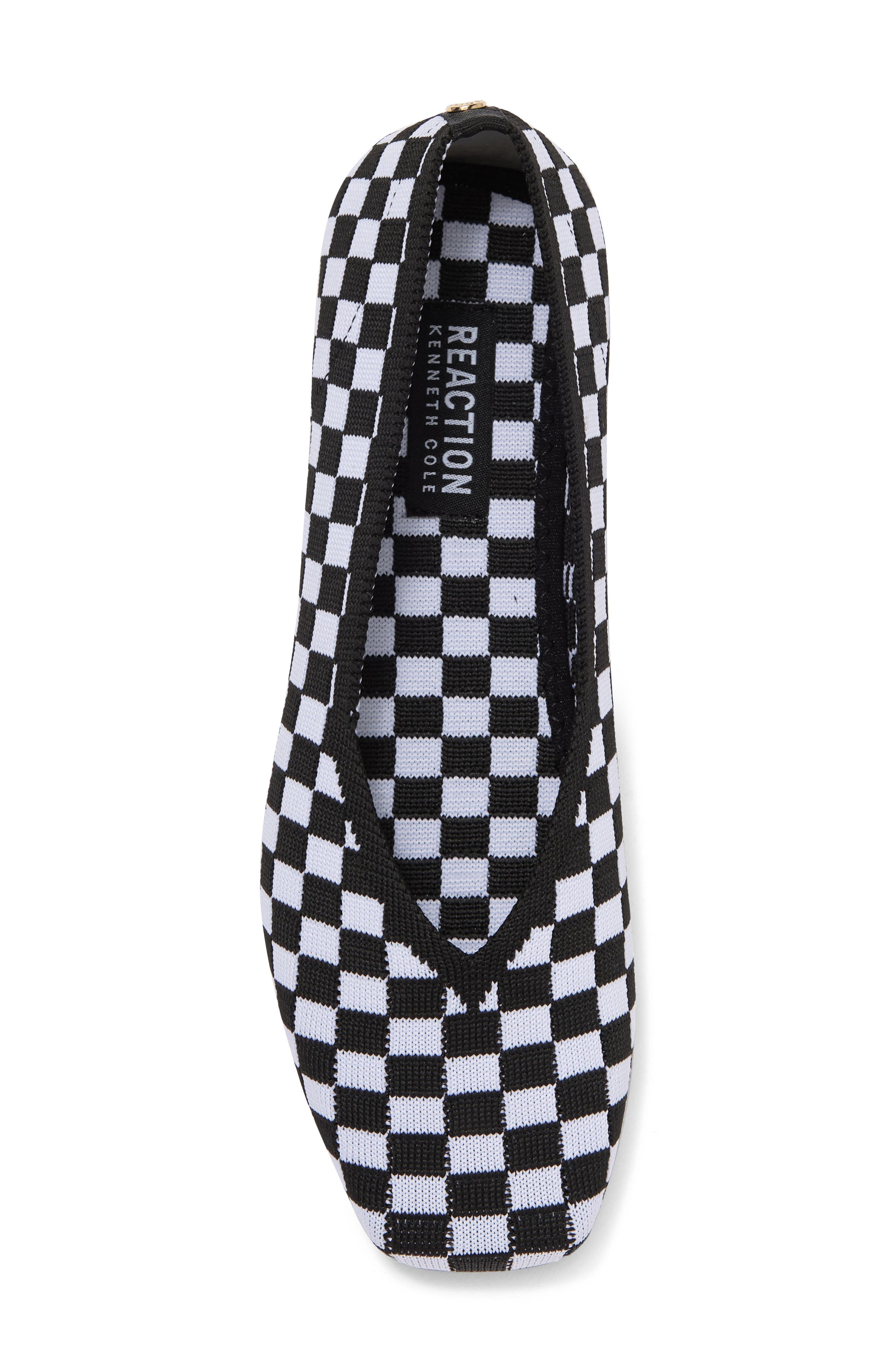 Kenneth Cole Square Toe Knit Ballet Flat, Alternate, color, 