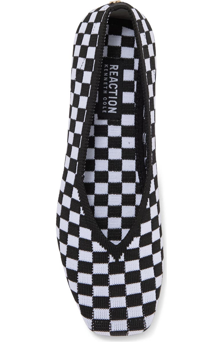 Kenneth Cole Square Toe Knit Ballet Flat, Alternate, color,