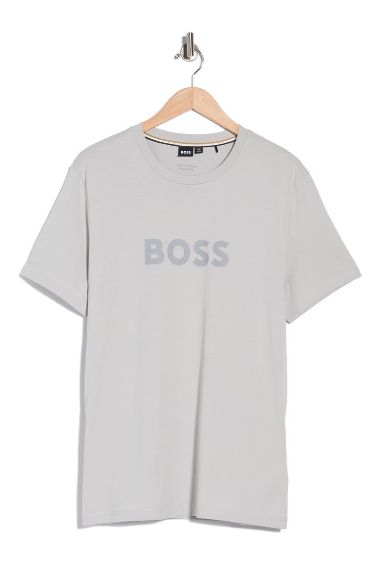 Logo T-Shirt, Alternate, color, GREY