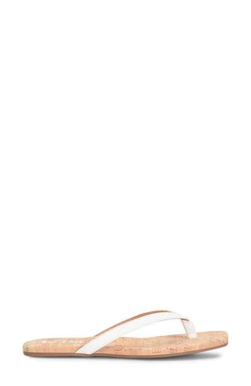Korks Winnie Flip Flop In White