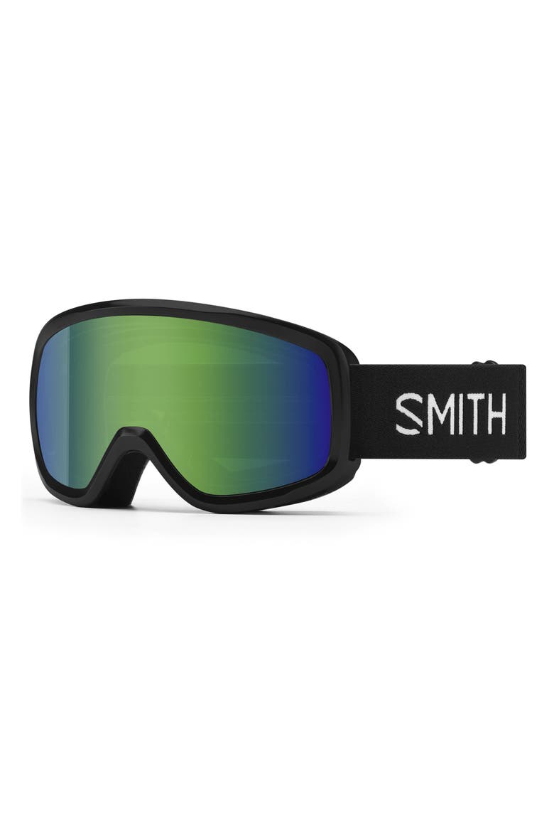 Kids' Snowday Snow Goggles, Main, color, BLACK / GREEN SOL-X MIRROR