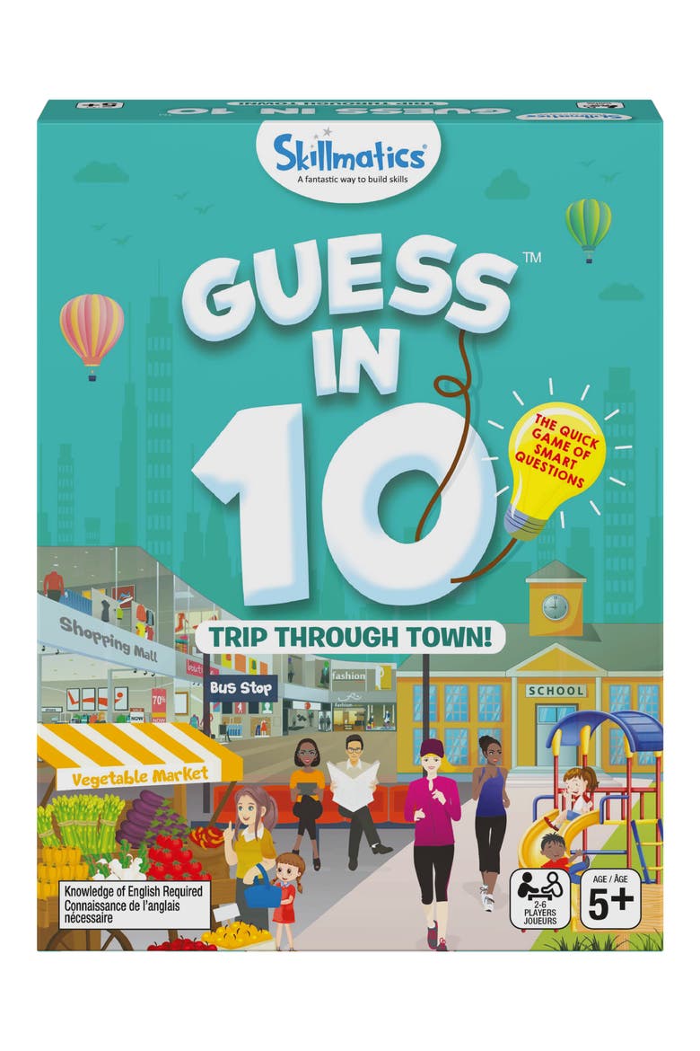 Guess in 10 Trip Through Town Game, Main, color, MULTI