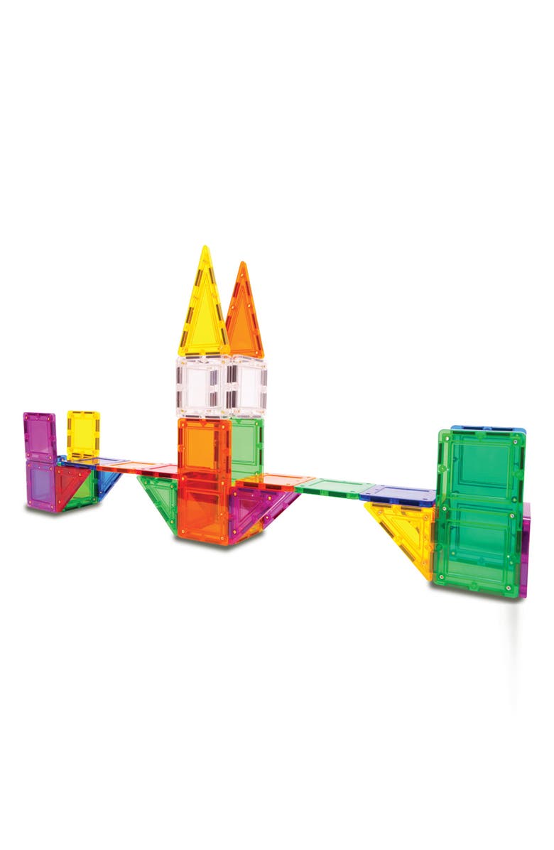 Magformers Tileblox 60-Piece Rainbow Magnetic Construction Set, Alternate, color, 