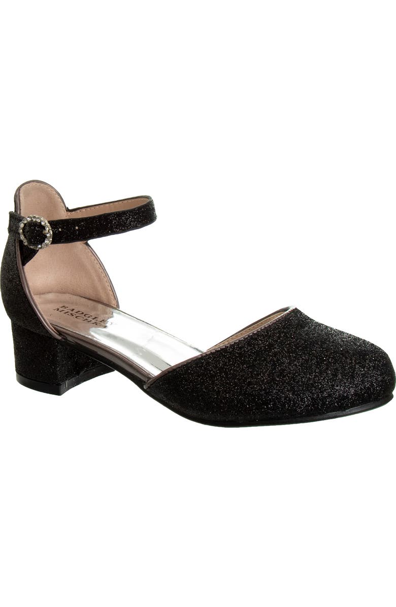 Badgley Mischka Collection Kids' Glitter Pump, Main, color,