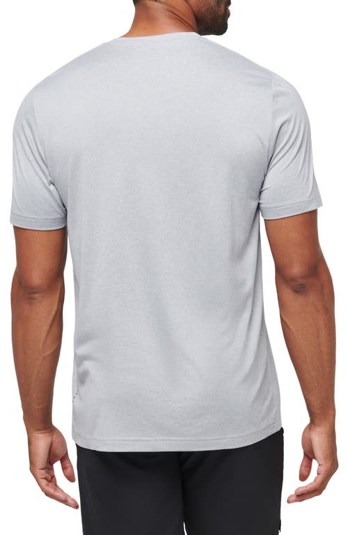 Travismathew Risk Taker Crewneck T-shirt In Heather Light Grey