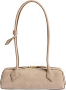 Alaïa Le Teckel Small Nubuck Leather Shoulder Bag