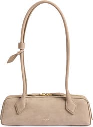 Alaïa Le Teckel Small Nubuck Leather Shoulder Bag