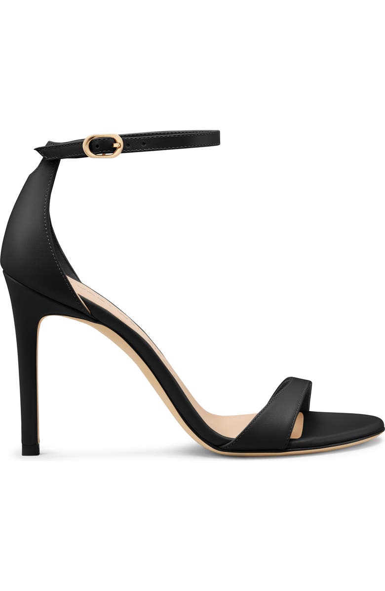 Stuart Weitzman Nudist II Sandal, Alternate, color, Black