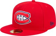 New Era Men's New Era Red Montreal Canadiens Core 59FIFTY Fitted Hat
