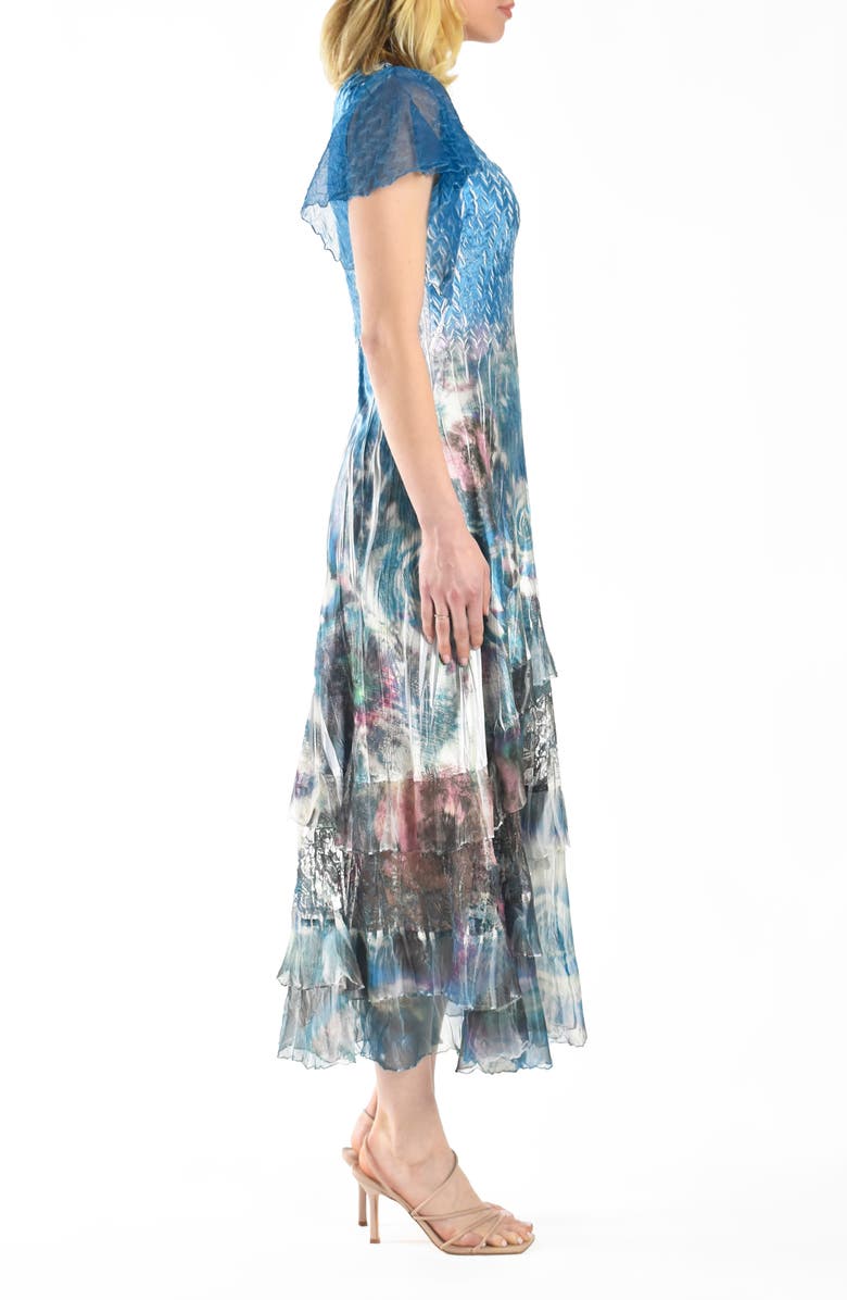 Komarov Flutter Sleeve Cocktail Dress, Alternate, color,