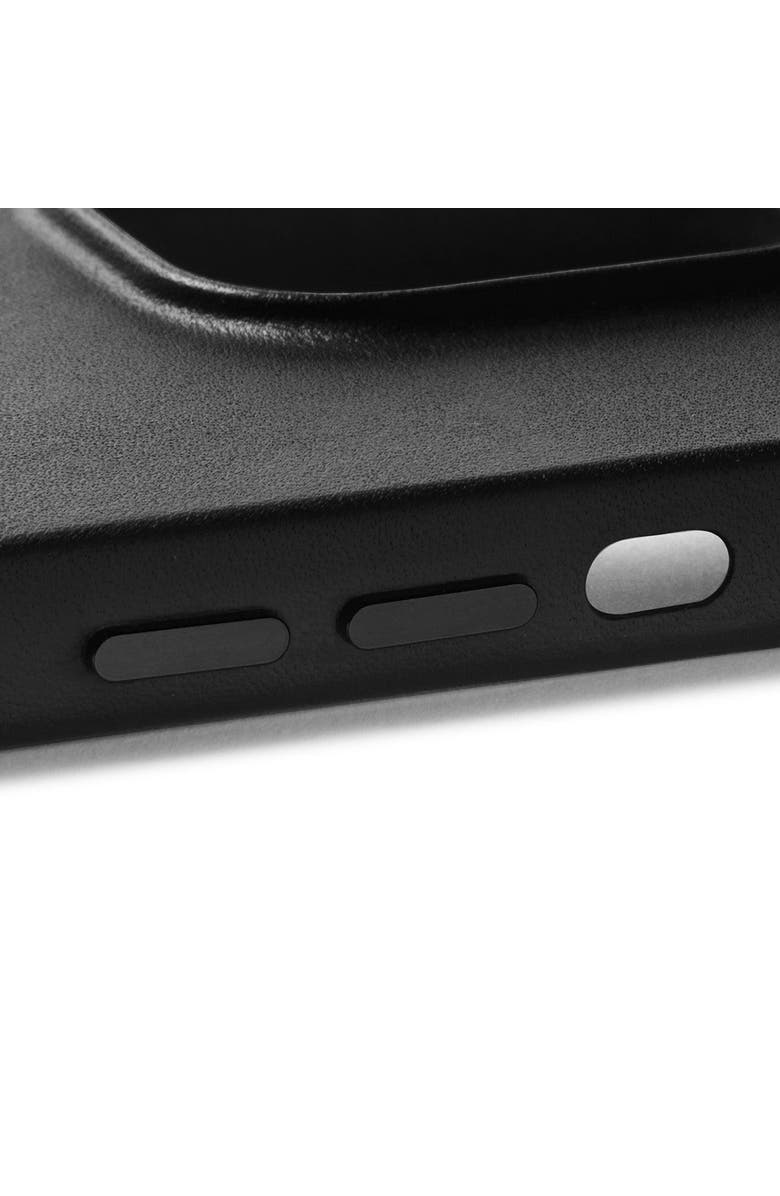 MUJJO Full Leather Case for iPhone 15 Plus and 14 Plus, Alternate, color, Black