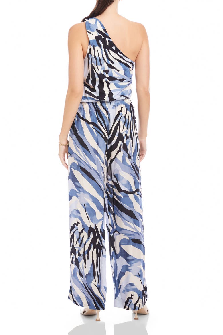 Vanita Abstract Print One-Shoulder Top, Alternate, color, PRINT