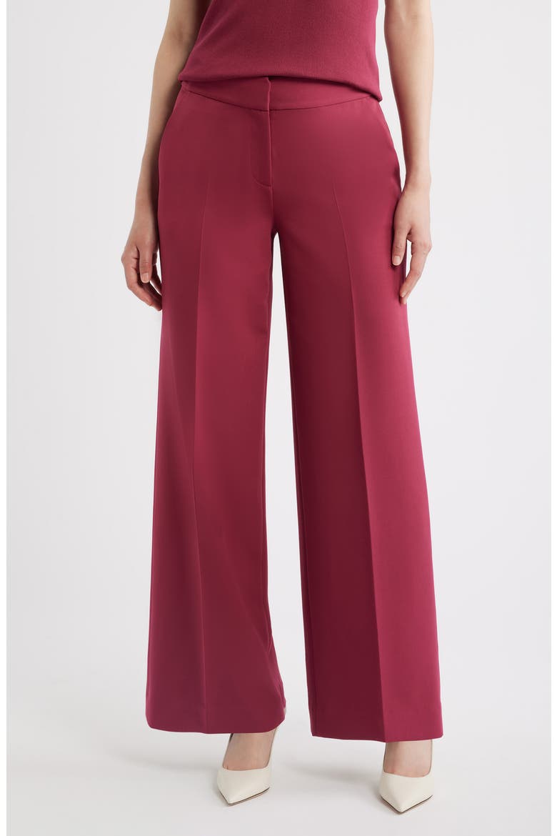 Wide Leg Pants, Main, color, BERRY BLISS