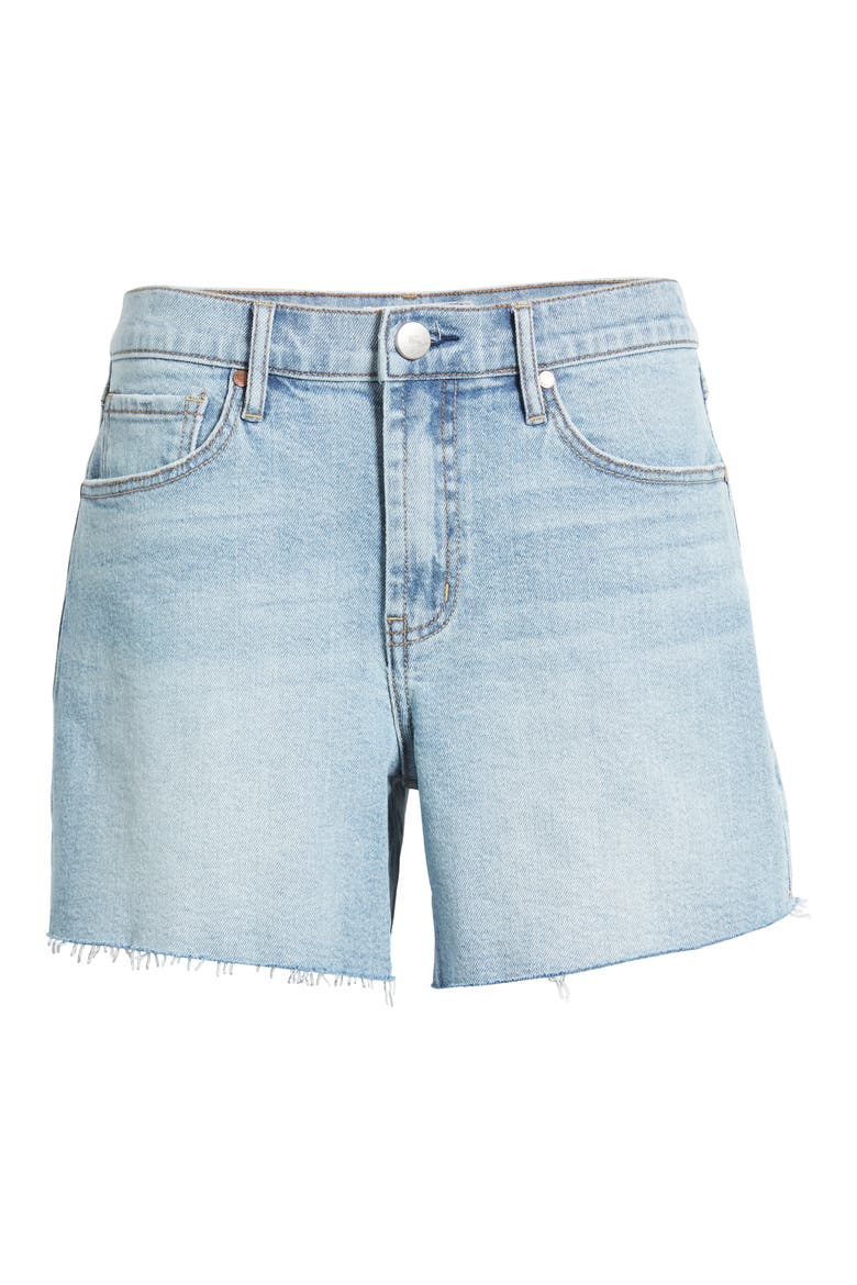 Loose Fit High Waist Denim Cutoff Shorts, Alternate, color, EDITH